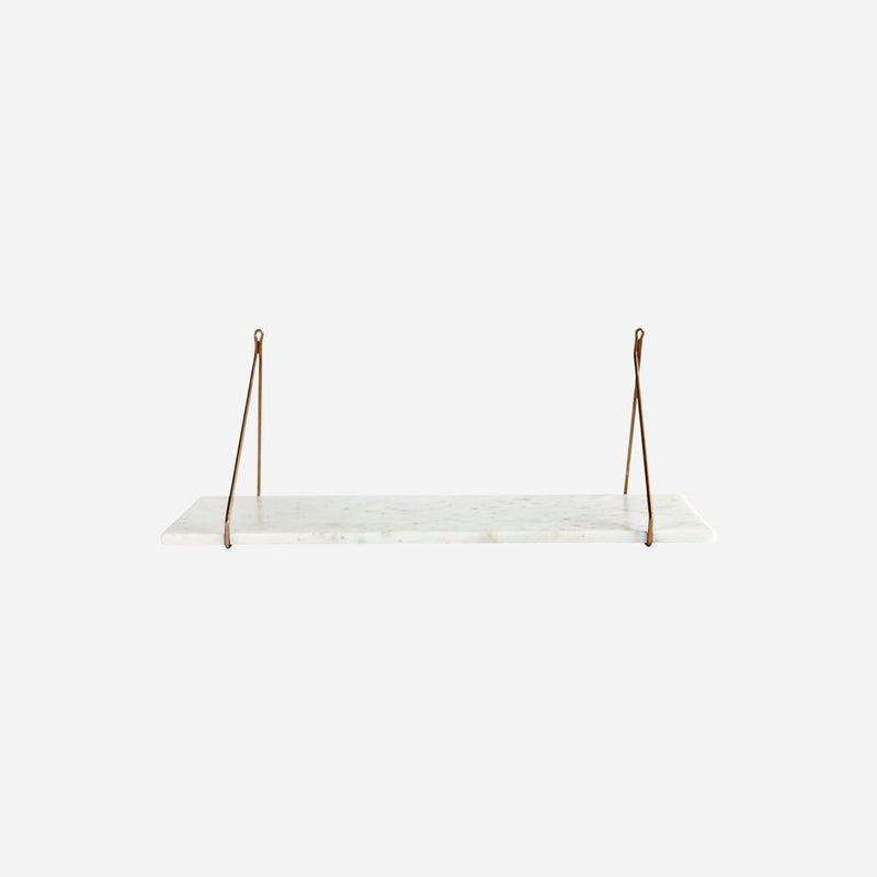 House Doctor - Shelf, Marble, White - L: 70 W: 24 cm – DesignGaragen.dk