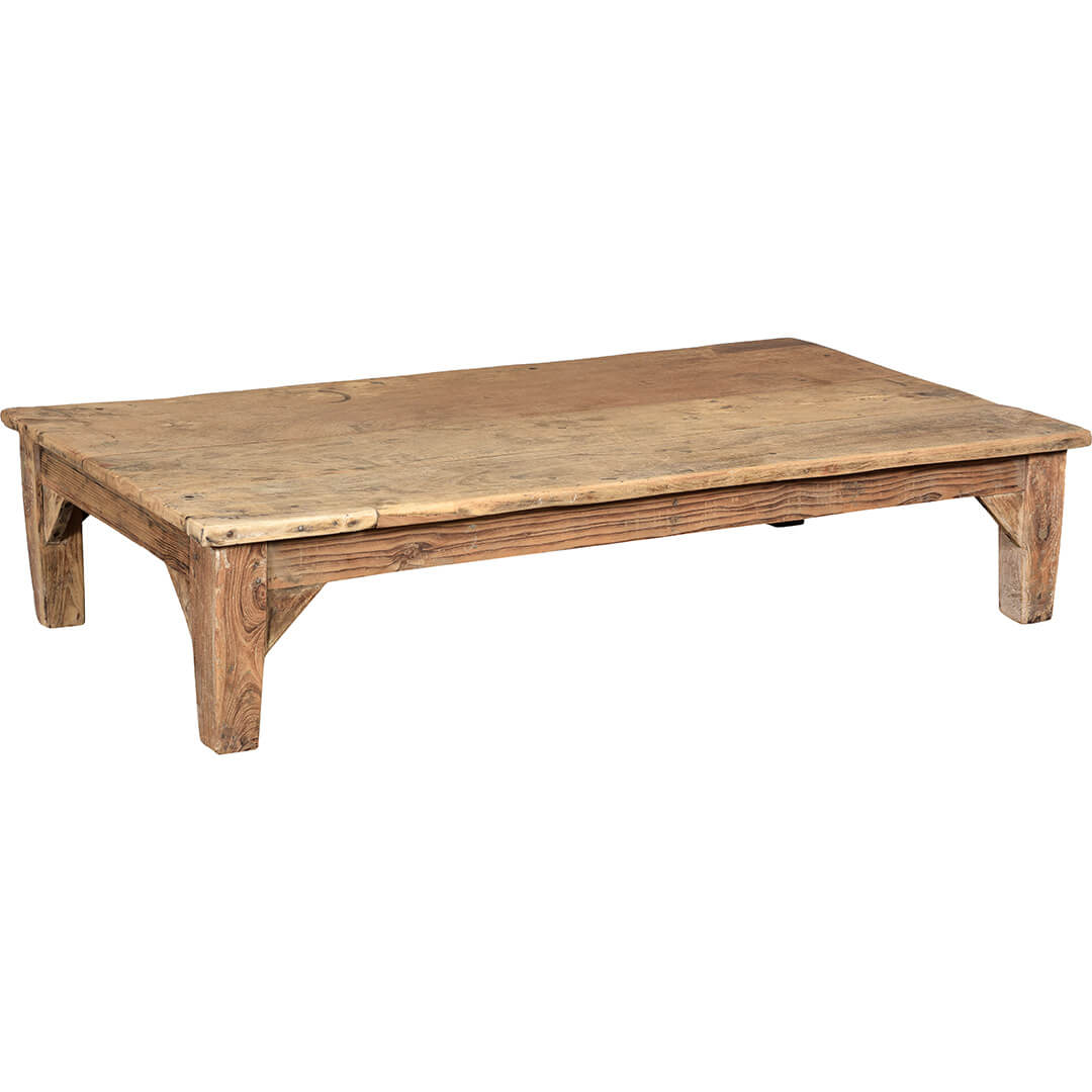 Trademark Living Kaunis vanha puinen sohvapöytä – 