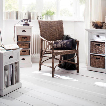 Halifax high dresser with 2 drawers 3 wicker drawers – DesignGaragen.dk