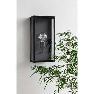 Nordal EOS vegglampe / utendørs lampe - H40 cm - svart