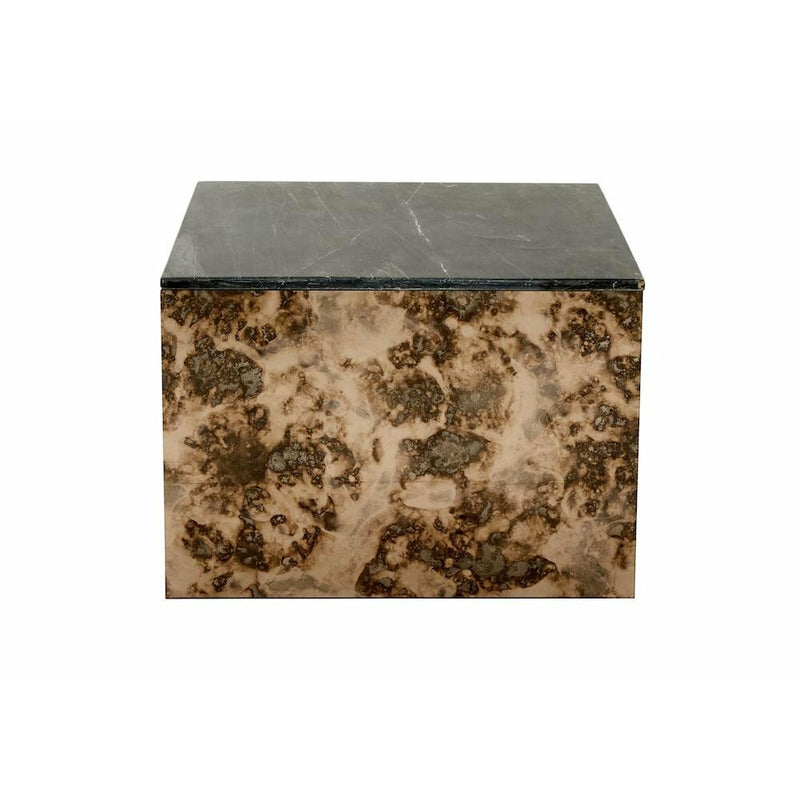 Nordal Oka -pöytä antiikkipeililasilla kivilevyllä - 60x60 cm - kivi –  