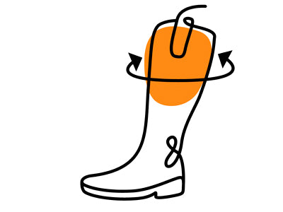 støvleskaft M | Prøv lange støvler