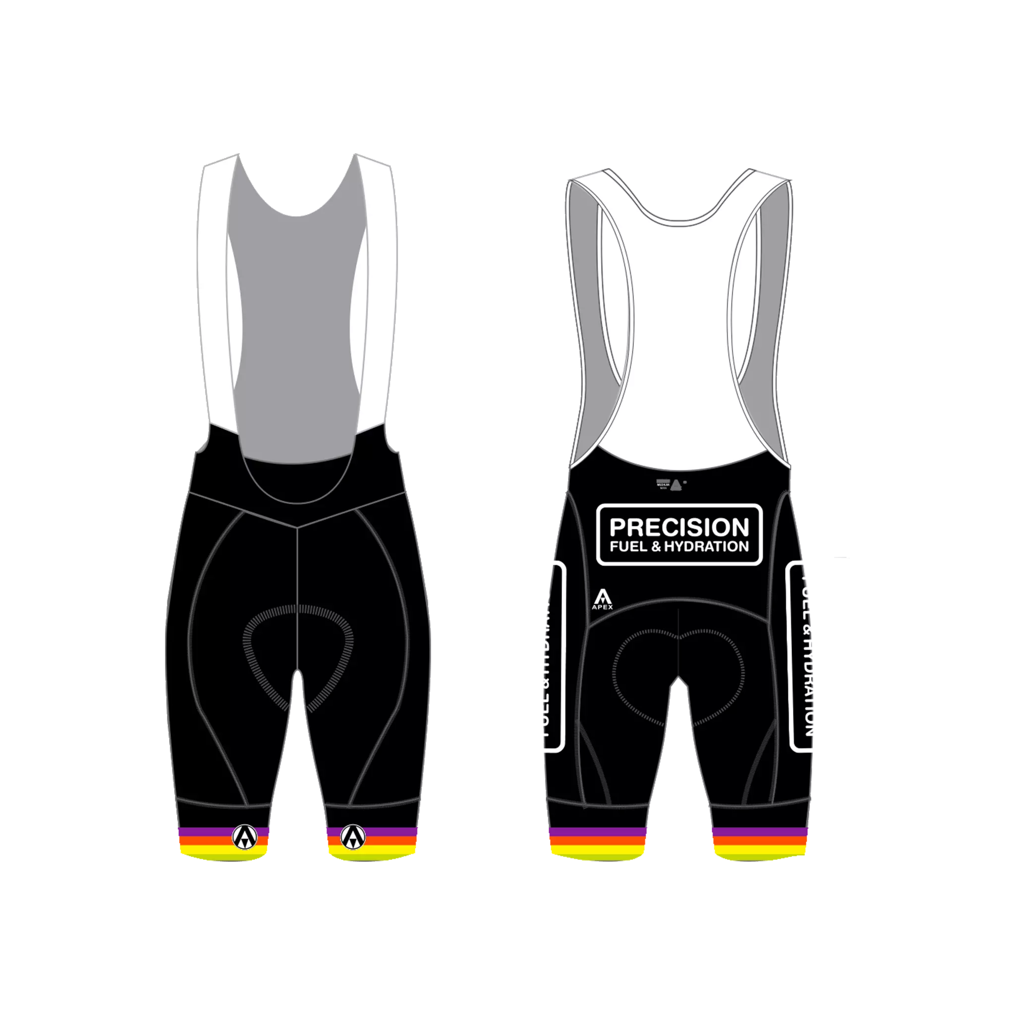 PF&H Bib Shorts by Precision Fuel & Hydration