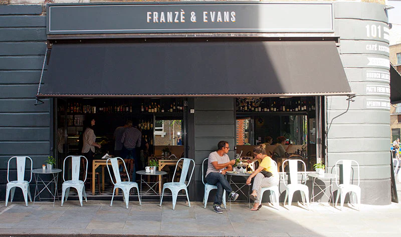 Franze & Evans exterior - 11 of london's best coffee shops 