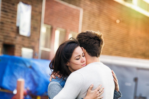 Camille Beckman Learning to Listen Hugging