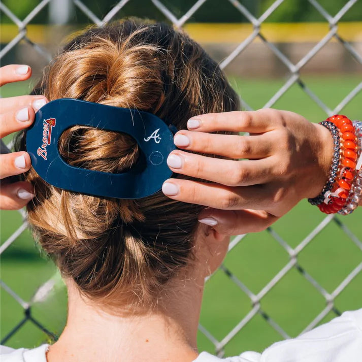 Braves Large Round Clip Teletie