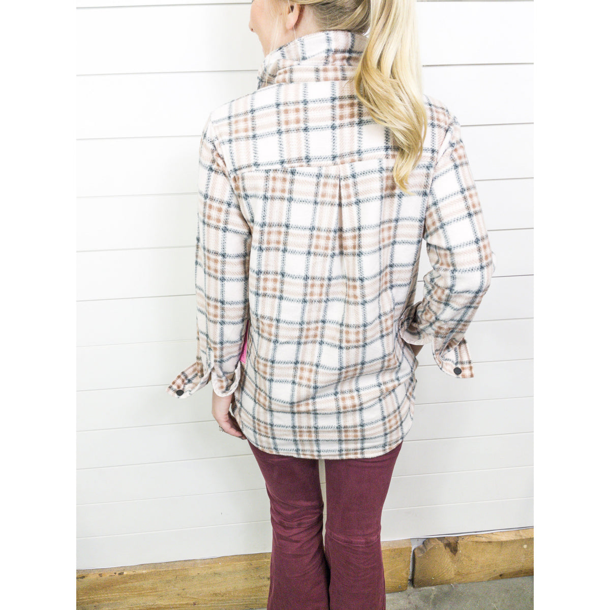 Unisex Flannel Jacket, Simply Southern