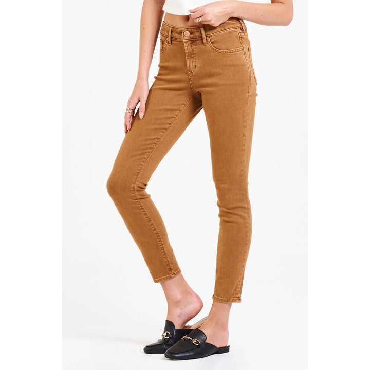 SANDY SUPER HIGH RISE ANKLE TROUSER PANTS POTTERS CLAY – DEAR JOHN DENIM