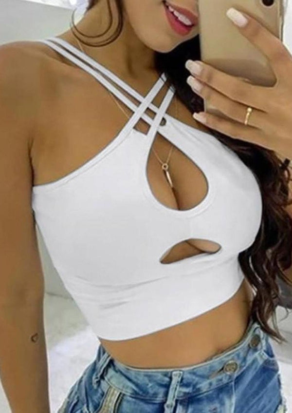 Women’s Cropwomen has the latest range of Girls, Boys and Baby Clothes, Toys and more. Shop online for free shipping on all orders over $49.,Your favorite kids brands and independent boutiques, all in one magical place. | Lesley Crisscross Cut Out Crop Top (White) By: vatlieuinphun