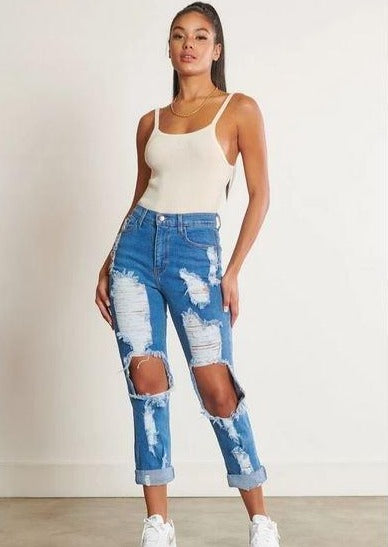 Women's Jeans | Cadell Distressed Jeans By: vatlieuinphun
