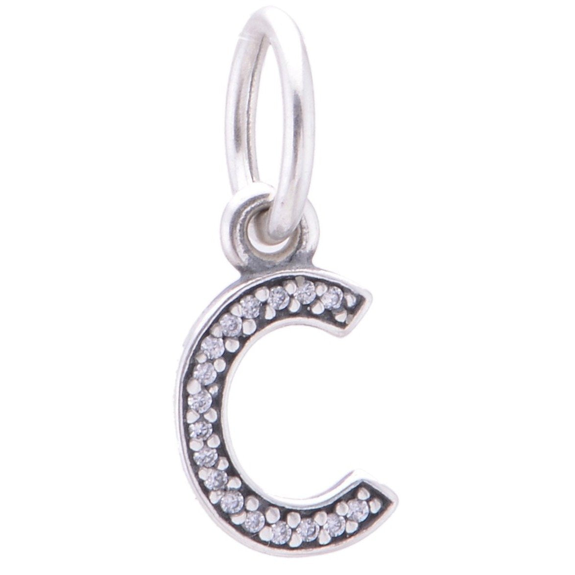 Letter C Dangle Charm 791315CZ – NUMARU