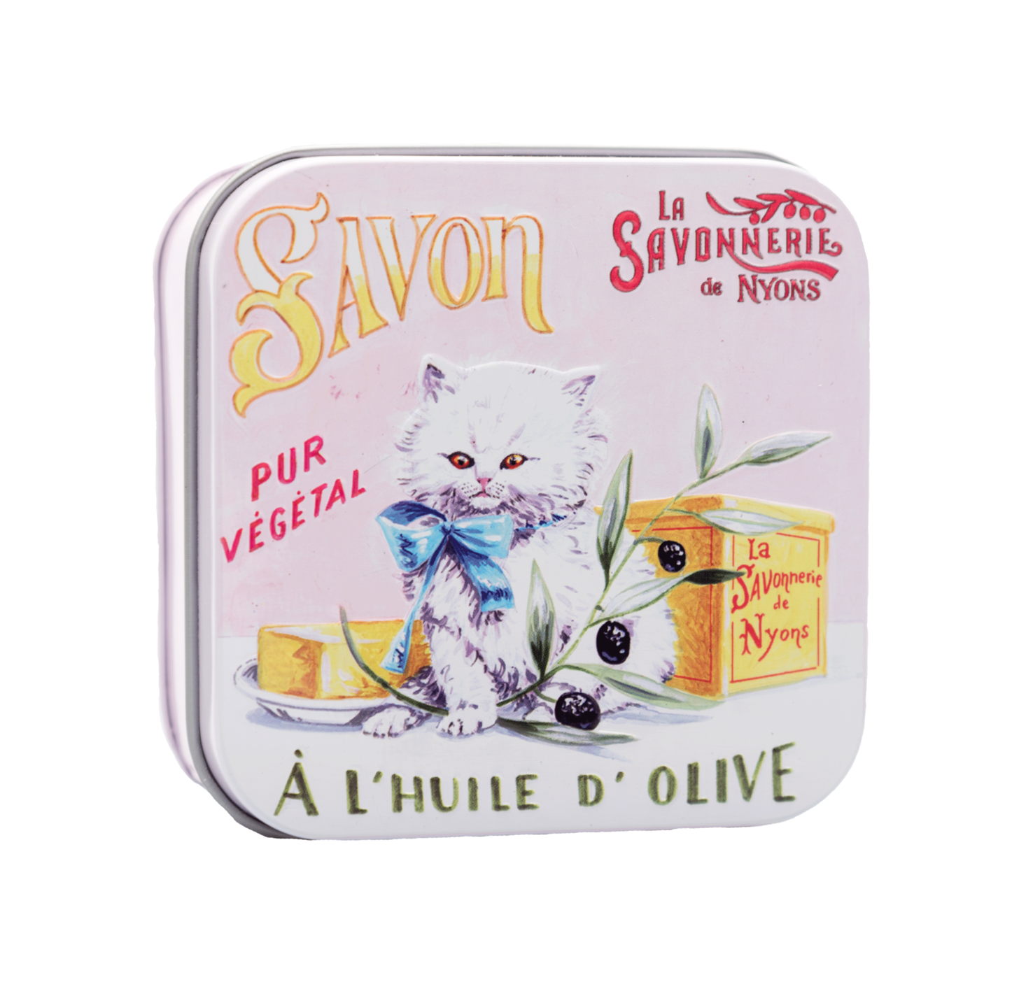 100g Soap In Tin Box Chat Persan Savon De Coton Kiss That Frog