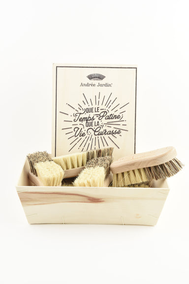 Andrée Jardin Heritage Hard and Soft Bristles Vegetable Brush – French Dry  Goods