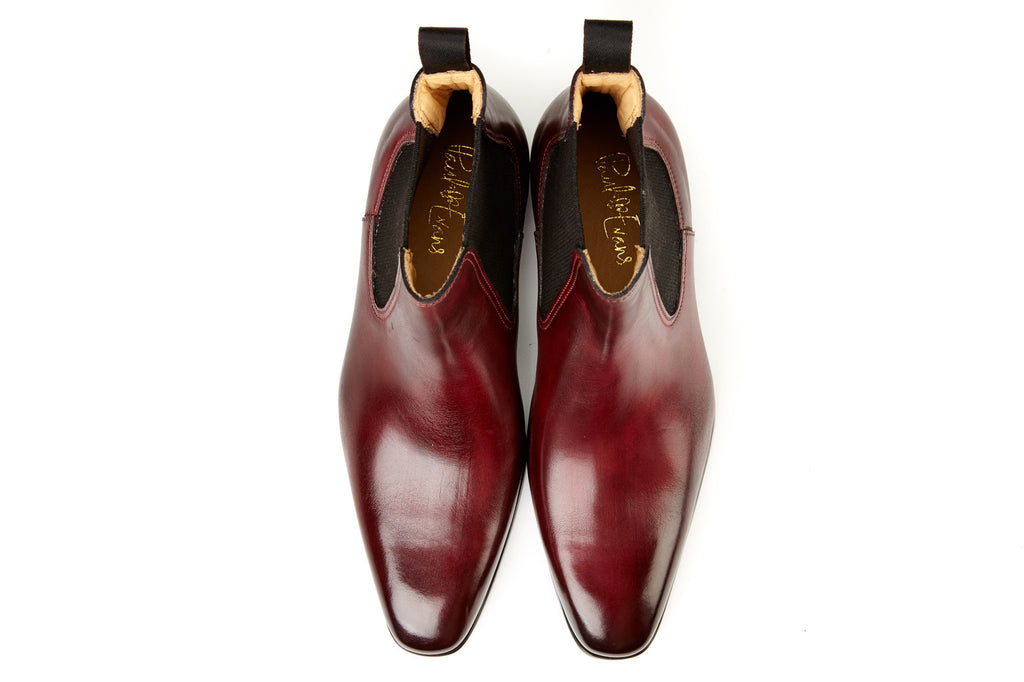oxblood chelsea boots