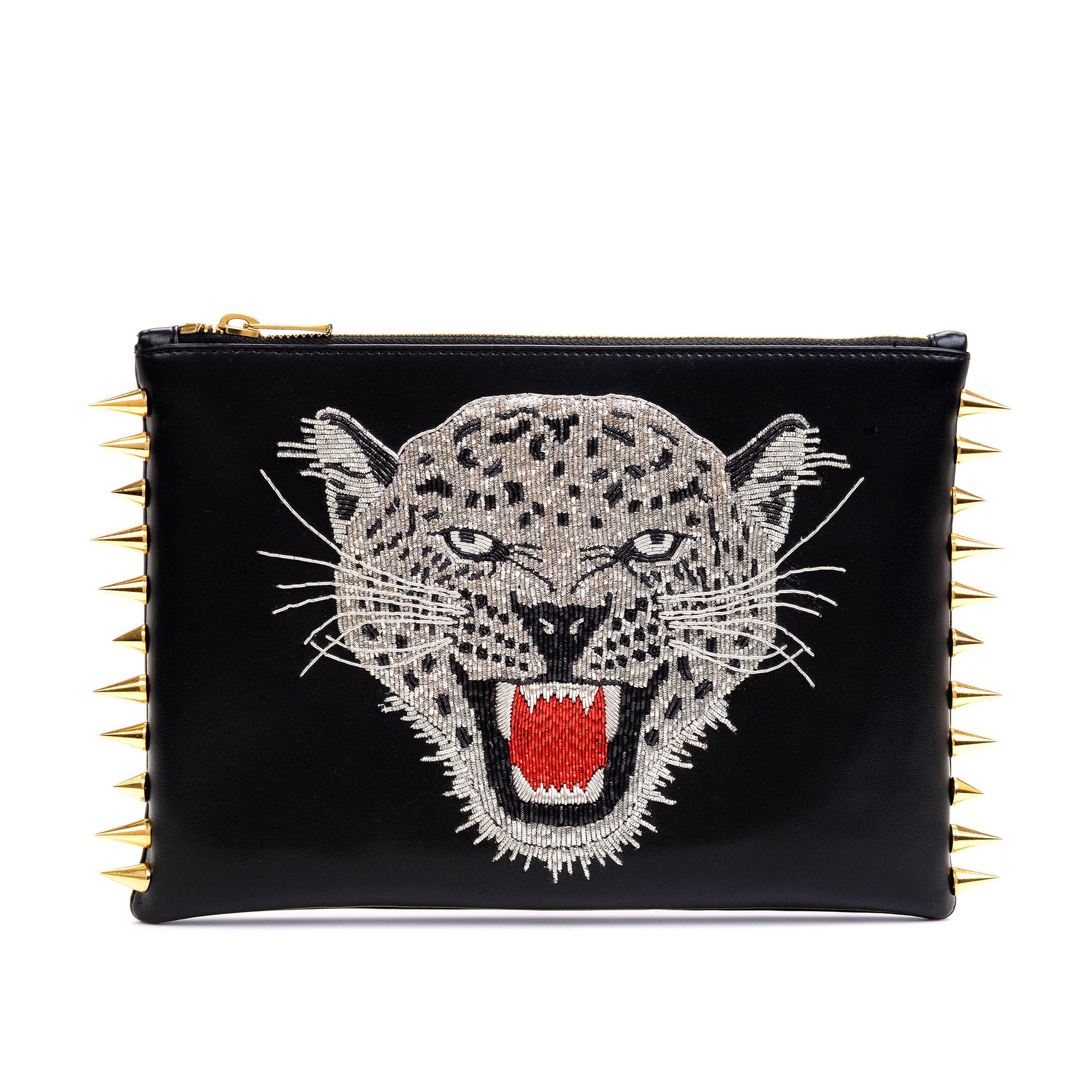 Red Leopard Clutch Bag – VERY TROUBLED CHILD