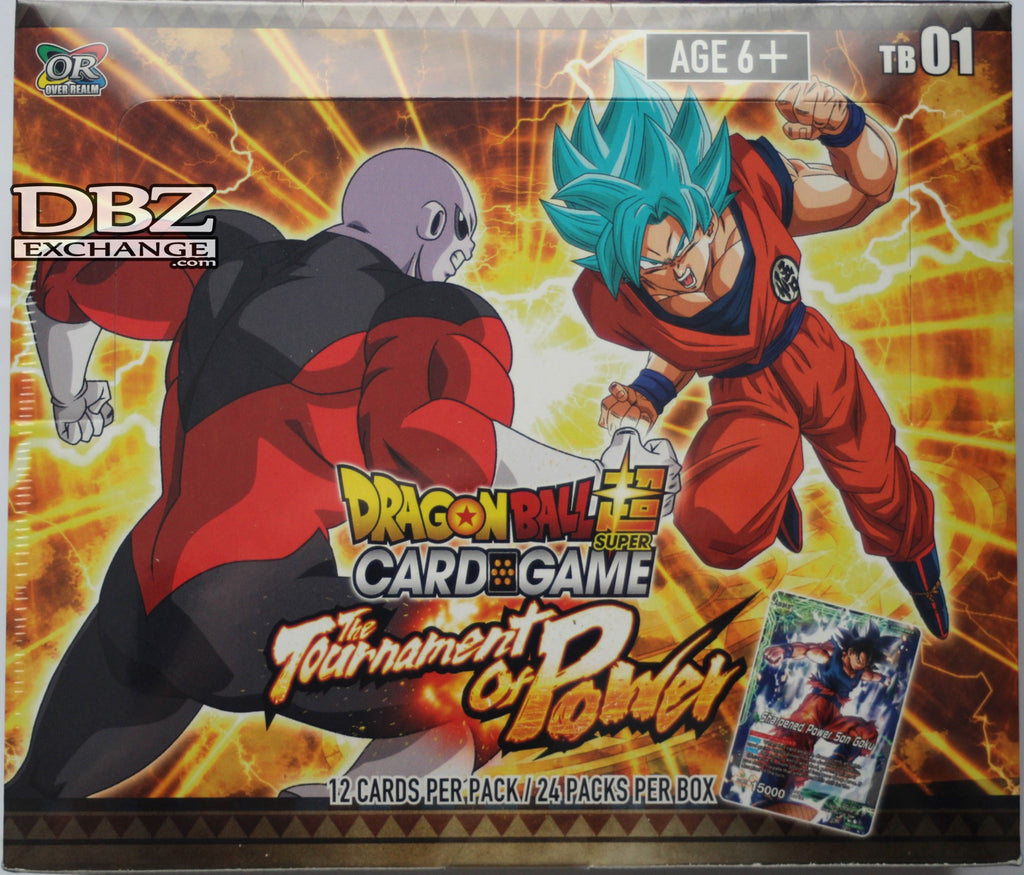 Dragon Ball Super Tcg The Tournament Of Power Booster Box Tb01 Dbz Exchange