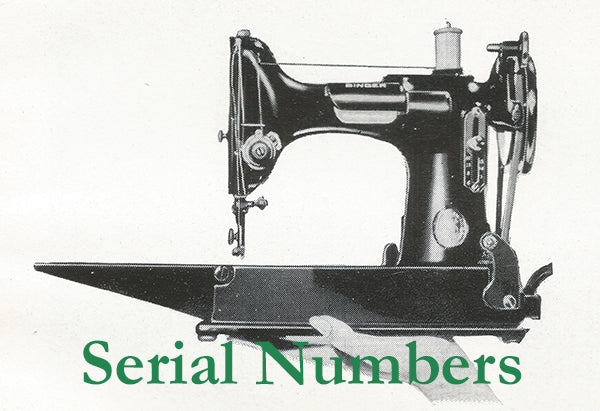 singer serial numbers list