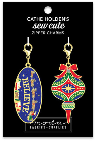 Enamel Charm Zipper Pull by Cathe Holden - TOMATO & SEWING MACHINE