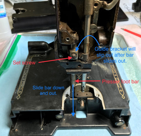 Singer Featherweight Presser Foot Bar