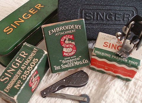 Vintage Embroidery Guide fits Singer Presser Foot ~ Featherweight