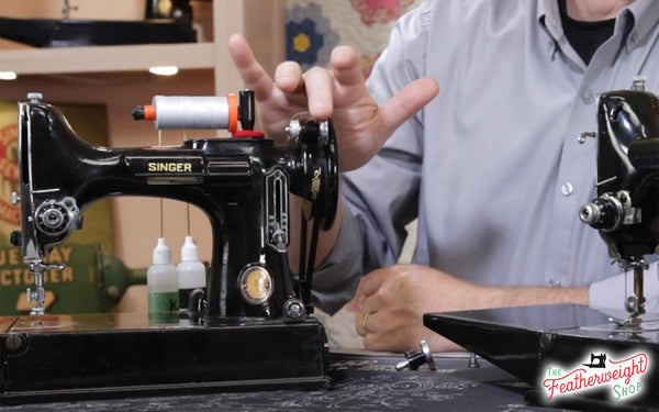 Singer Featherweight Bobbin Winder Servicing