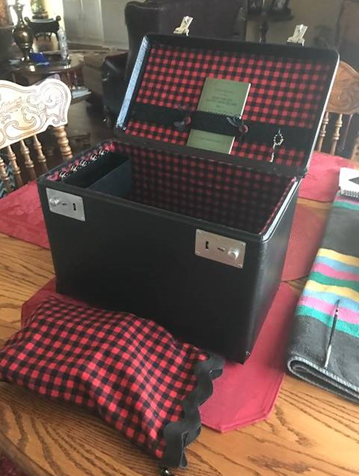 Singer Featherweight Case Lining and Foot Controller Bag