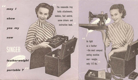 SEWING MACHINE AD. 1902. Advertisement for Burdick Sewing