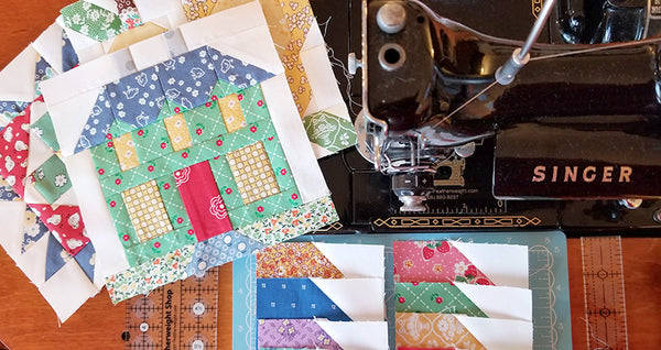 Lori Holt Farm Girl Vintage Quilt - Sew Along with the Featherweight Shop