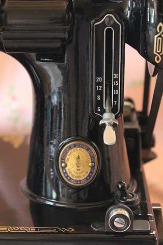 Singer Featherweight 221 Black Stitch Length Indicator