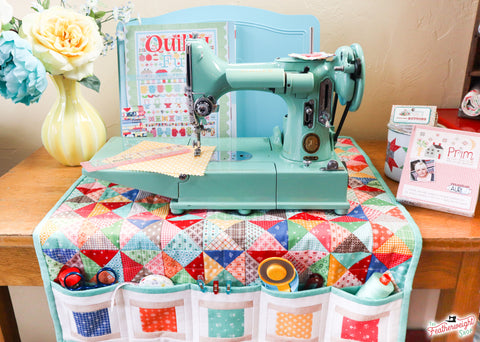 Lori Holt Sewing Machine Cover & Mat for the Singer Featherweight