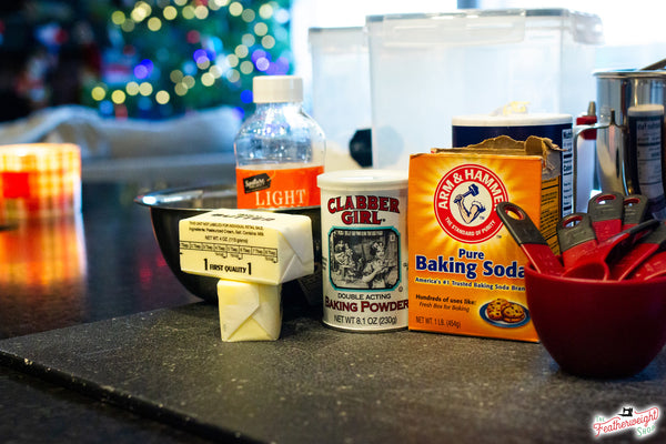 Ingredients for snickerdoodle cookies