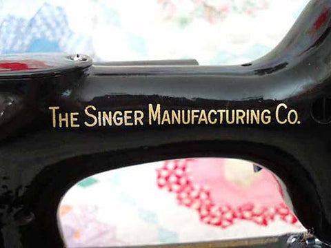 Singer Featherweight 221 Back Decal