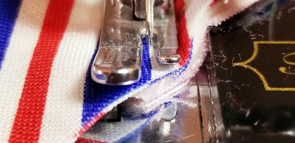 Binding a Quilt on a Singer Featherweight