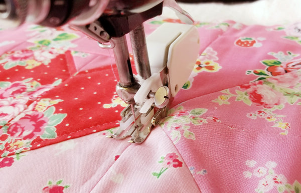 Quilting with a Walking Foot on the Singer Featherweight 221 or 222