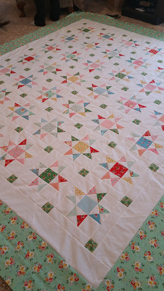 Ohio Star King Size Quilt – The Singer Featherweight Shop