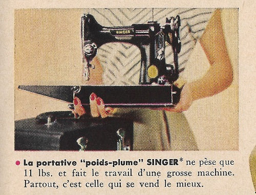 Singer Featherweight 221 Advertisement