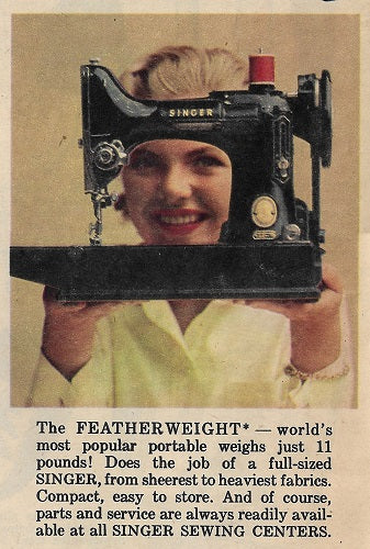 Singer Featherweight 221 Advertisement