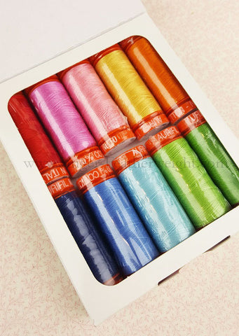 Aurifil Thread 50wt Cotton CONE 6,452 Yard – The Singer Featherweight Shop