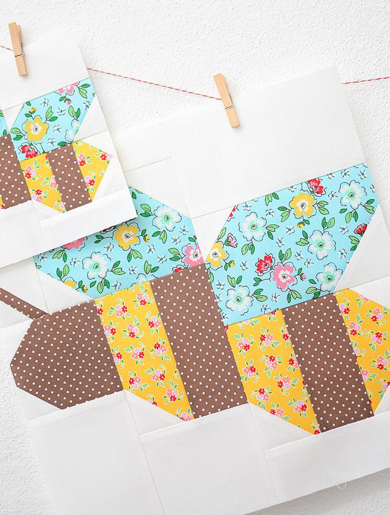 pattern-honey-bee-quilt-block-by-ellis-higgs-digital-download-the-singer-featherweight-shop