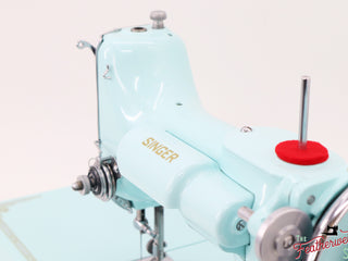 Load image into Gallery viewer, Singer Featherweight 221, AE211*** - Fully Restored in Snowflake Blue