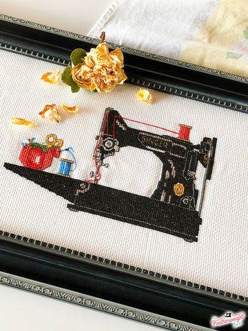 Cross Stitch Pattern - Vintage Sewing Machine