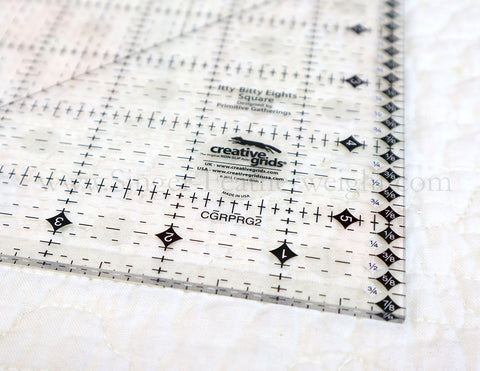 Cutting Ruler, CREATIVE GRIDS STRIPOLOGY SQUARED MINI (with self-grips)