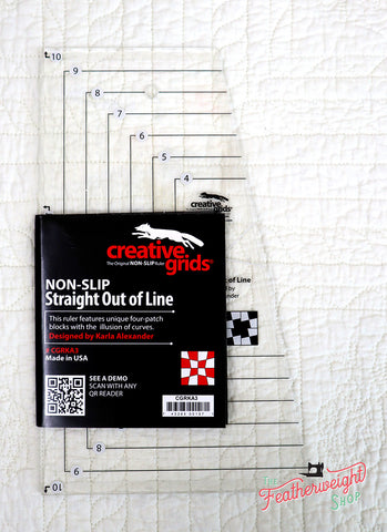 Folded Corner Clipper Ruler by Creative Grids - SMALL – The Singer  Featherweight Shop