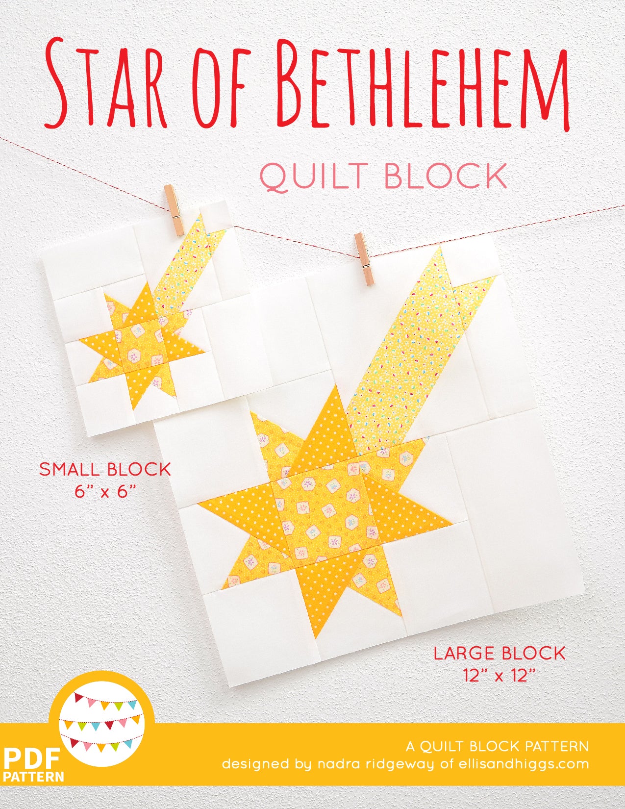 Star Of Bethlehem Quilt Block Pattern