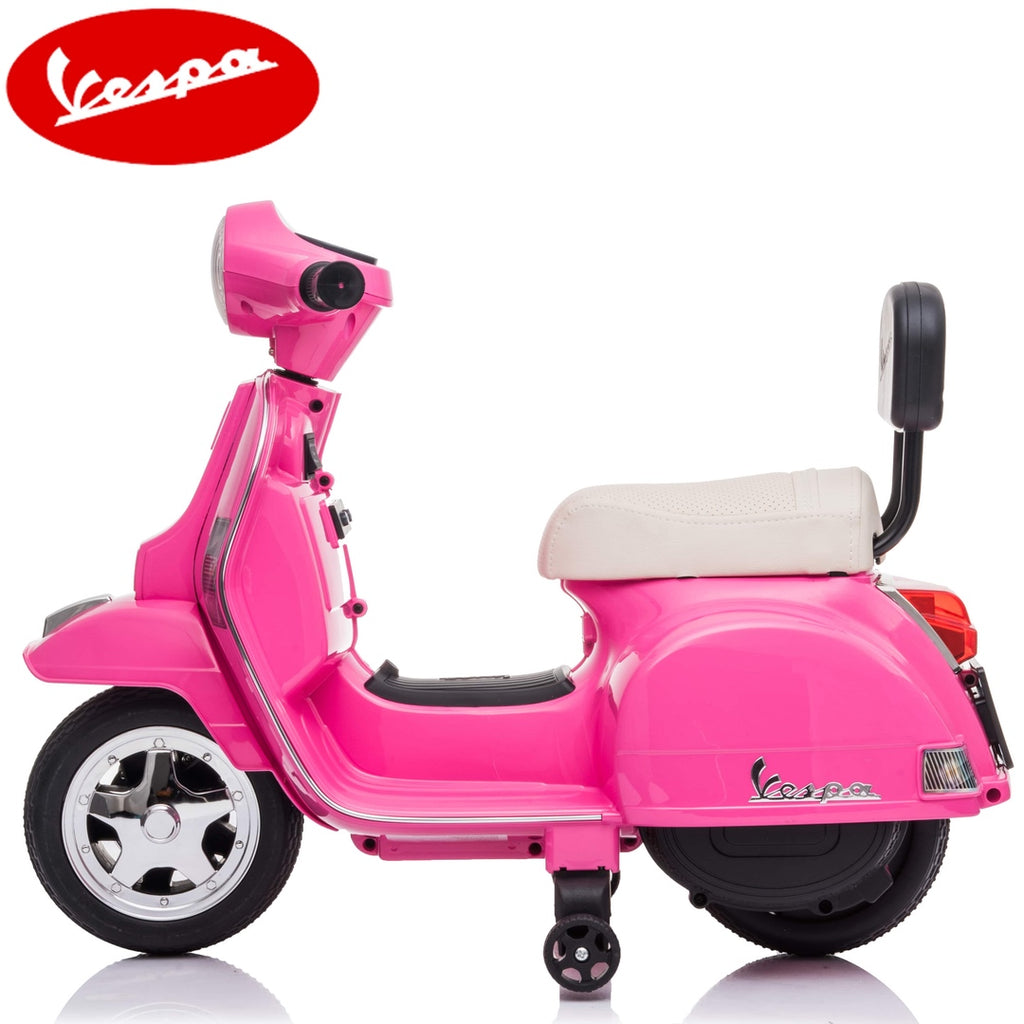 pink moped for kids