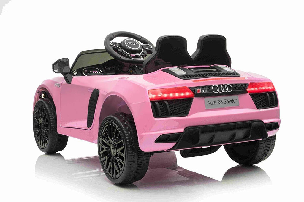 pink audi kids car