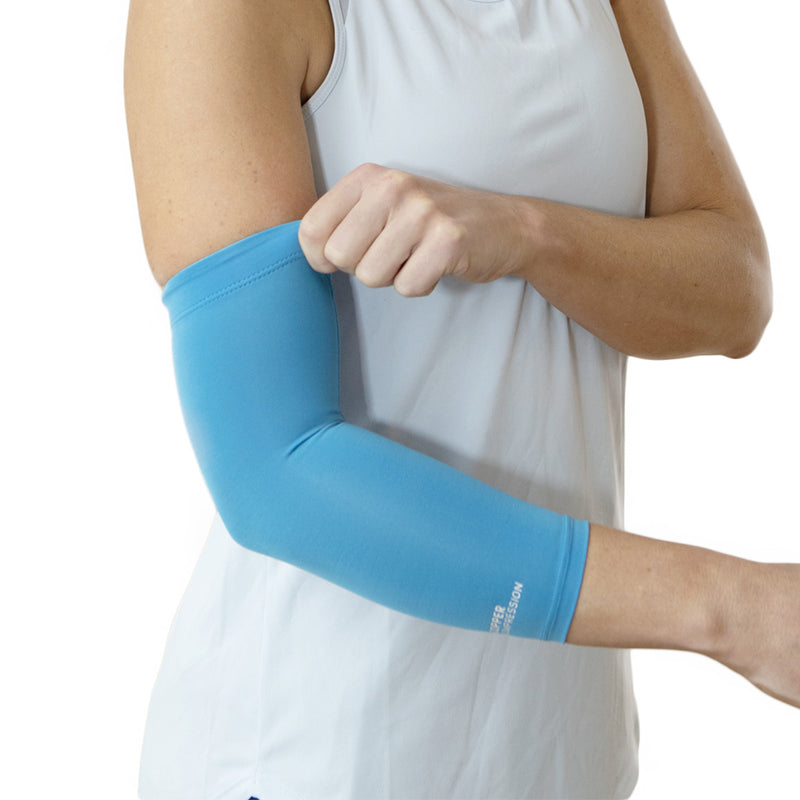 copper compression sleeve for elbow