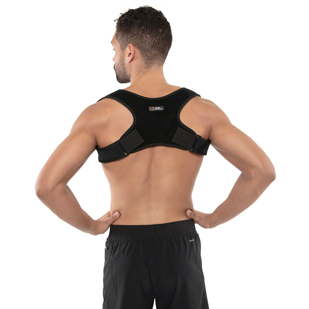  Flexup Lower Back Support Brace, Lumbar Support Belt,  Lightweight Flexible Copper Infused Compression Back Brace for Men and  Women for Everyday Use (S/M) : Health & Household