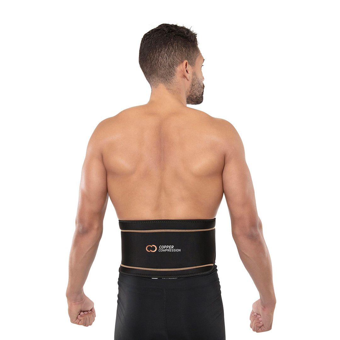 Copper Compression Lower Back Lumbar Support Recovery Brace for Pain -  Guaranteed to Relieve Pain and Soreness - Great for All Activities! (Waist  28