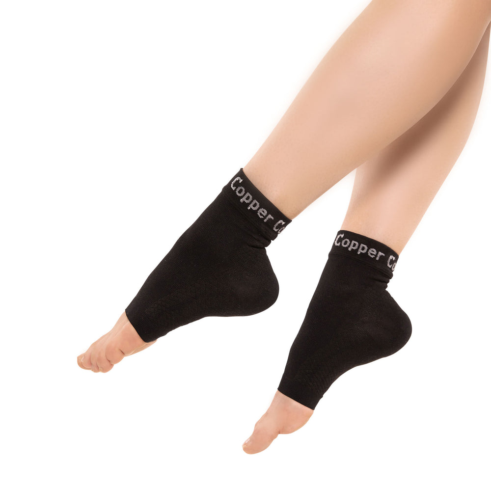 Luxury Divas Copper Compression Recovery Calf & Shin Splint Leg Sleeves